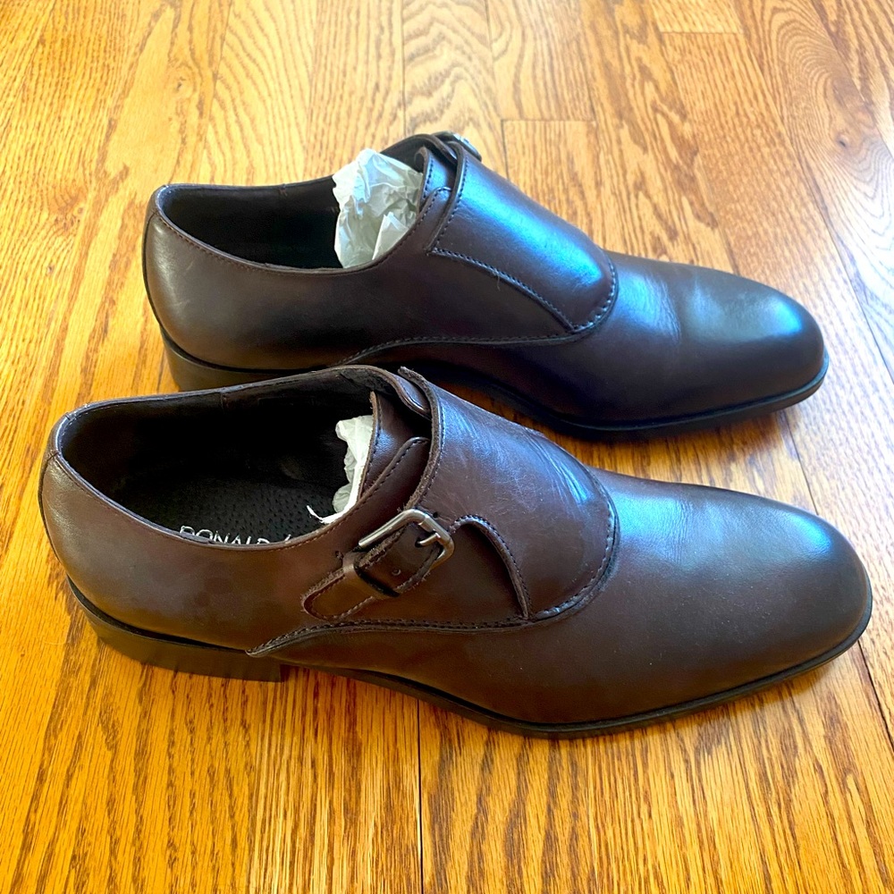 Donald J Pliner Men’s Sergio Monkstrap Shoes - Brown